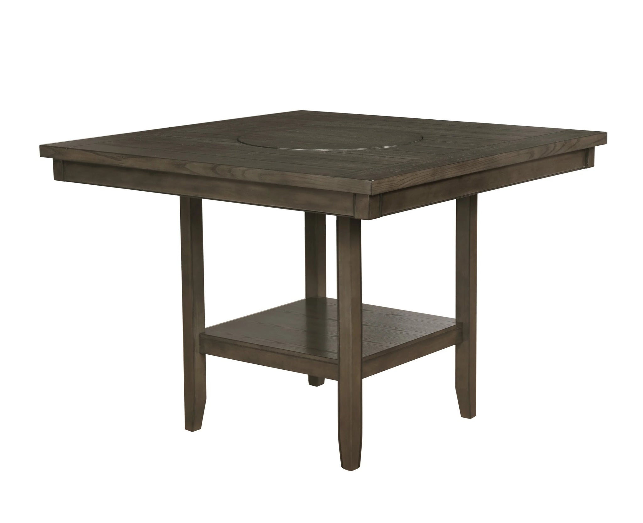 1pc Contemporary Transitional Counter Height Dining gray-dining