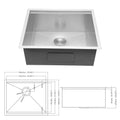 Single Bowl Undermount Workstation Kitchen Sink 23