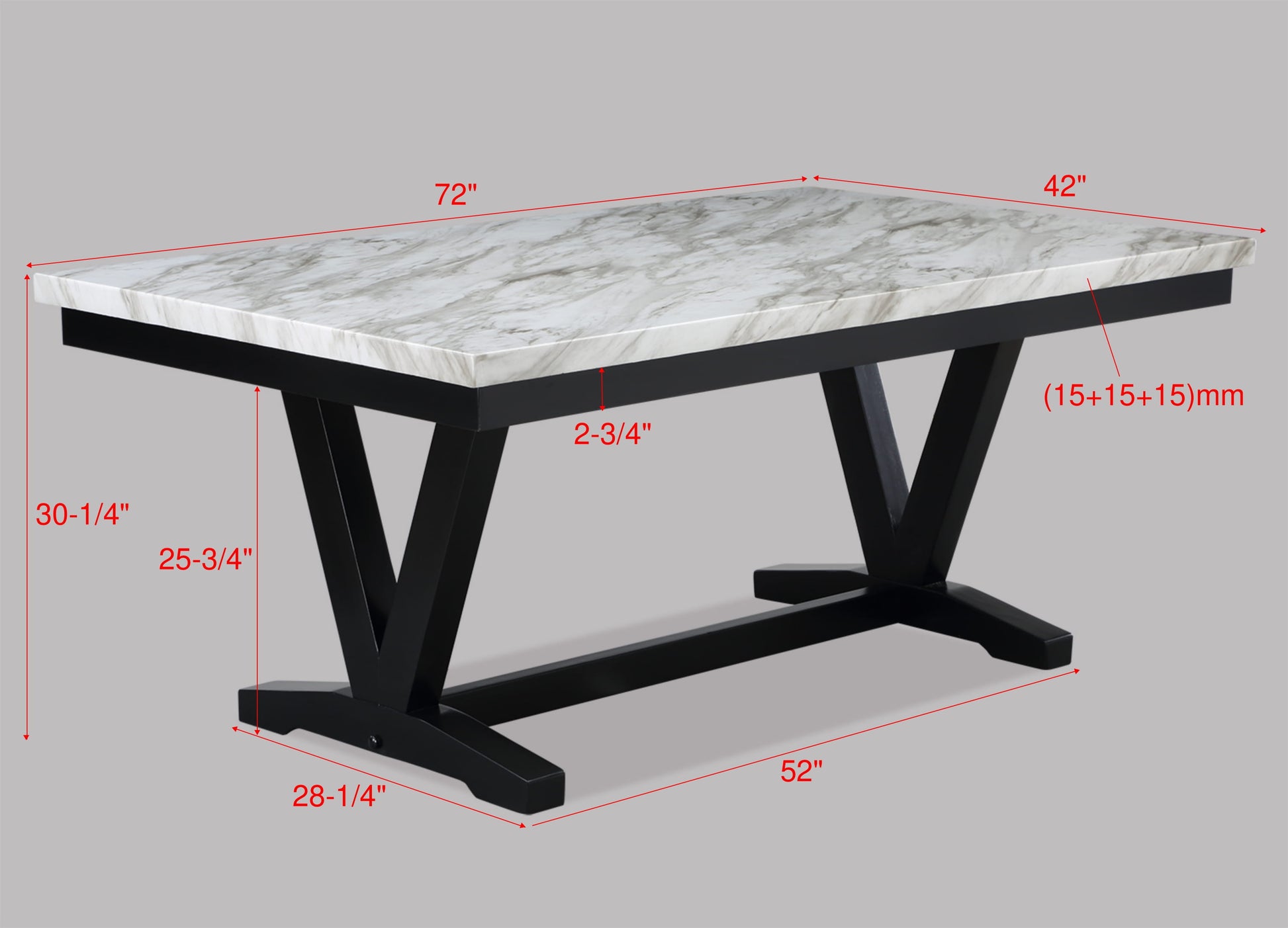 White Faux Marble & Black Finish Dining Table Set Black Faux Leather Upholstered Chairs Bench Trim Polyurethane Fabric 6Pc Set Wood Marble White Black Seats 6 Wood Dining Room 72 Inches Traditional,Vintage Rectangular Rectangular Dining Table With Chair