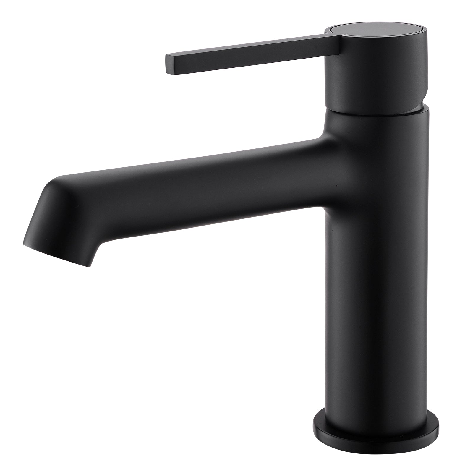 Matte Black Bathroom Faucet For Sink 1 Hole,