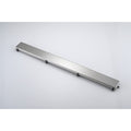 30 Inches Linear Shower Drain, Included Hair Strainer And Leveling Feet Brushed Nickel Stainless Steel