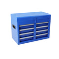 5 Drawer Rolling Tool Chest, High Capacity Tool Storage Cabinet W Lockable Wheels, Adjustable Shelf & Anti Slip Liner, Detachable Tool Box Organizer, Rolling Tool Cabinet Blue Steel