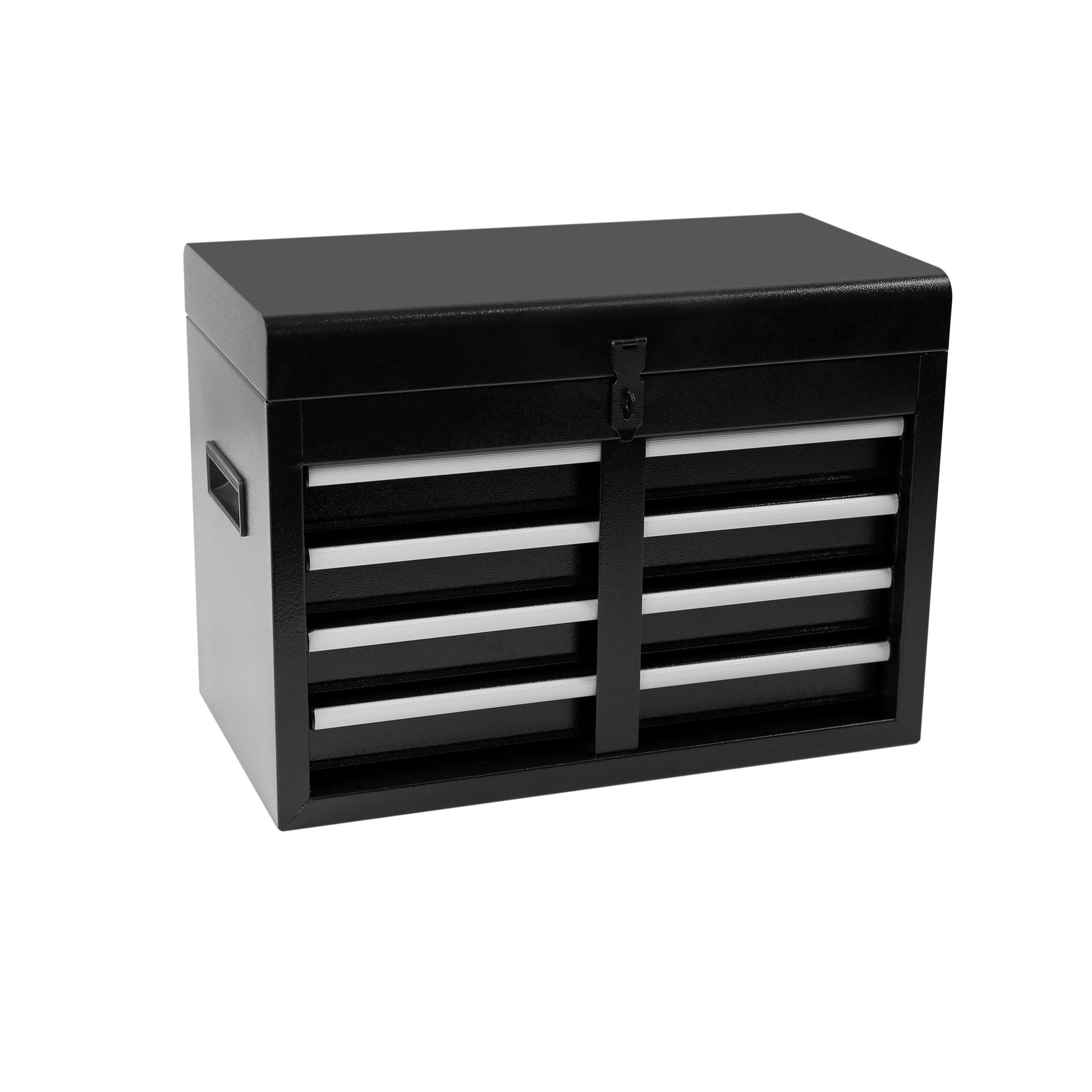 Rolling Garage Workshop Organizer Detachable 5 Drawer Tool Chest With Large Storage Cabinet And Adjustable Shelf, Black Black Steel