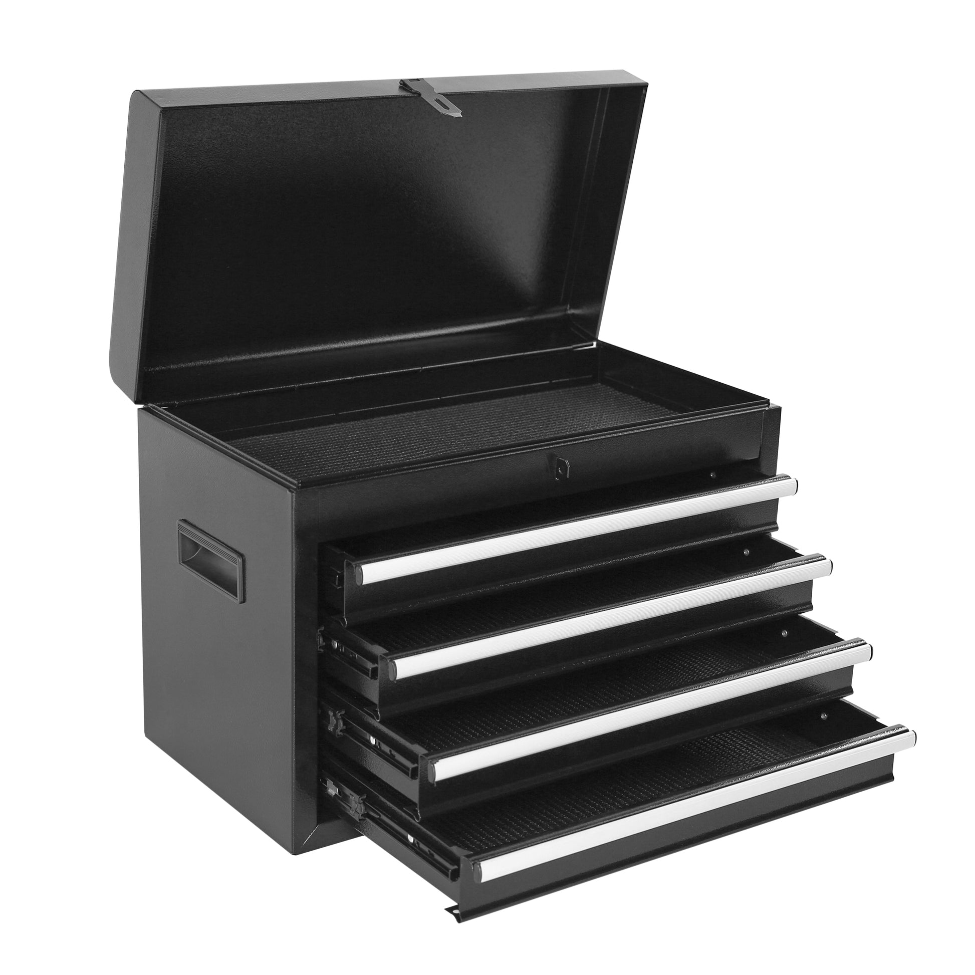 Rolling Garage Workshop Organizer Detachable 5 Drawer black-steel