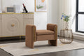 031 Velvet Fabric Single Bench Shoe Bench Makeup Bench For Bedroom Indoor,Coffee Wood Bedroom Brown Solid Eucalyptus Wood Tufted Coffee Polyester Velvet Backless Soft Modern Foam Velvet