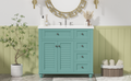 36'' Bathroom Vanity with Undermount Sink,Free 2-blue-green-2-1-soft close