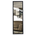 Third Generation, Black Thick Wooden Frame Full Body Mirror, Large Floor Standing Mirror, Dressing Mirror, Decorative Mirror, Suitable For Bedrooms, Living Rooms, Clothing Stores57.9