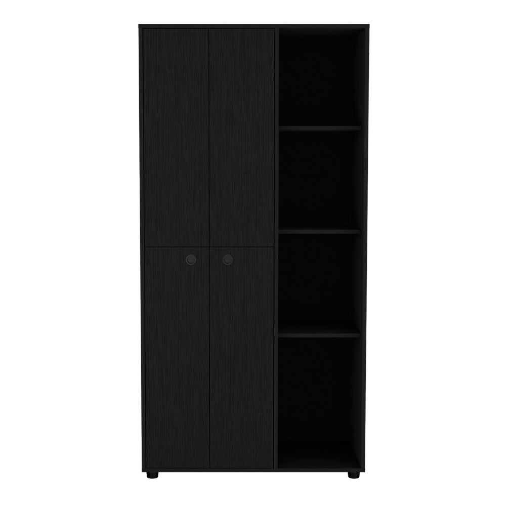 Armoire Boise, Bedroom, Black Black Particle Board Engineered Wood