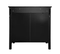 2 Door Cabinet, American Furniture, Suitable For Bedroom, Living Room, Study Black Mdf