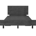 Twin Bed Base Cervants, Bedroom, Smokey Oak Twin Gray Particle Board Engineered Wood