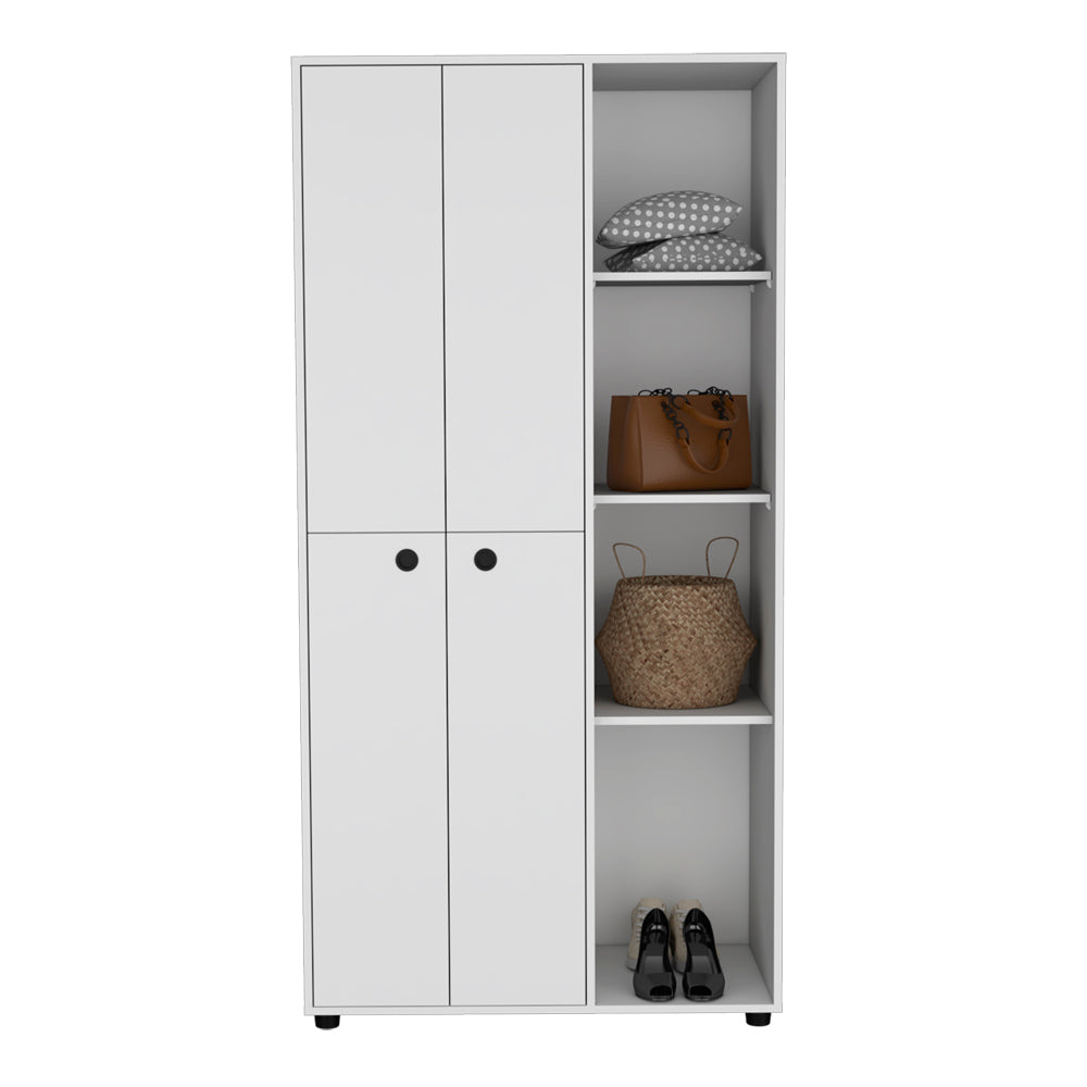 Armoire Boise, Bedroom, White White Particle Board Engineered Wood