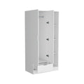 Armoire Dover, Bedroom, White White Particle Board Engineered Wood