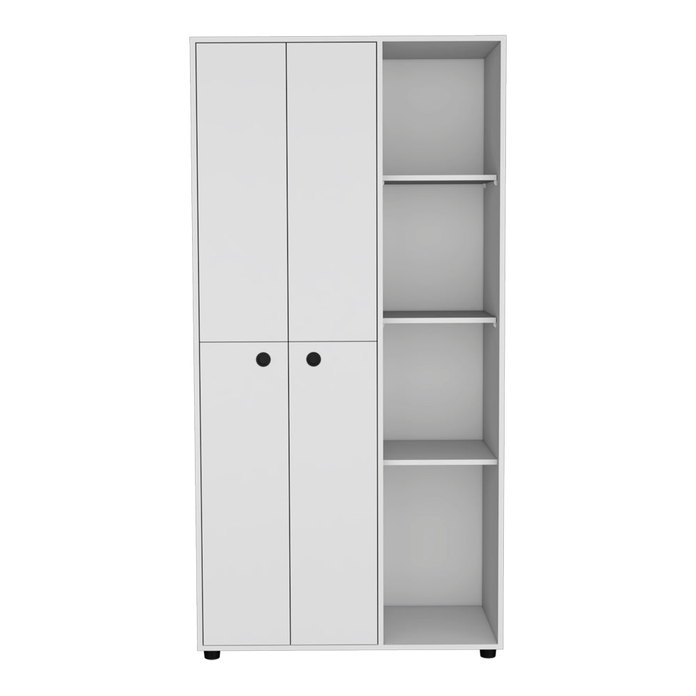 Armoire Boise, Bedroom, White White Particle Board Engineered Wood