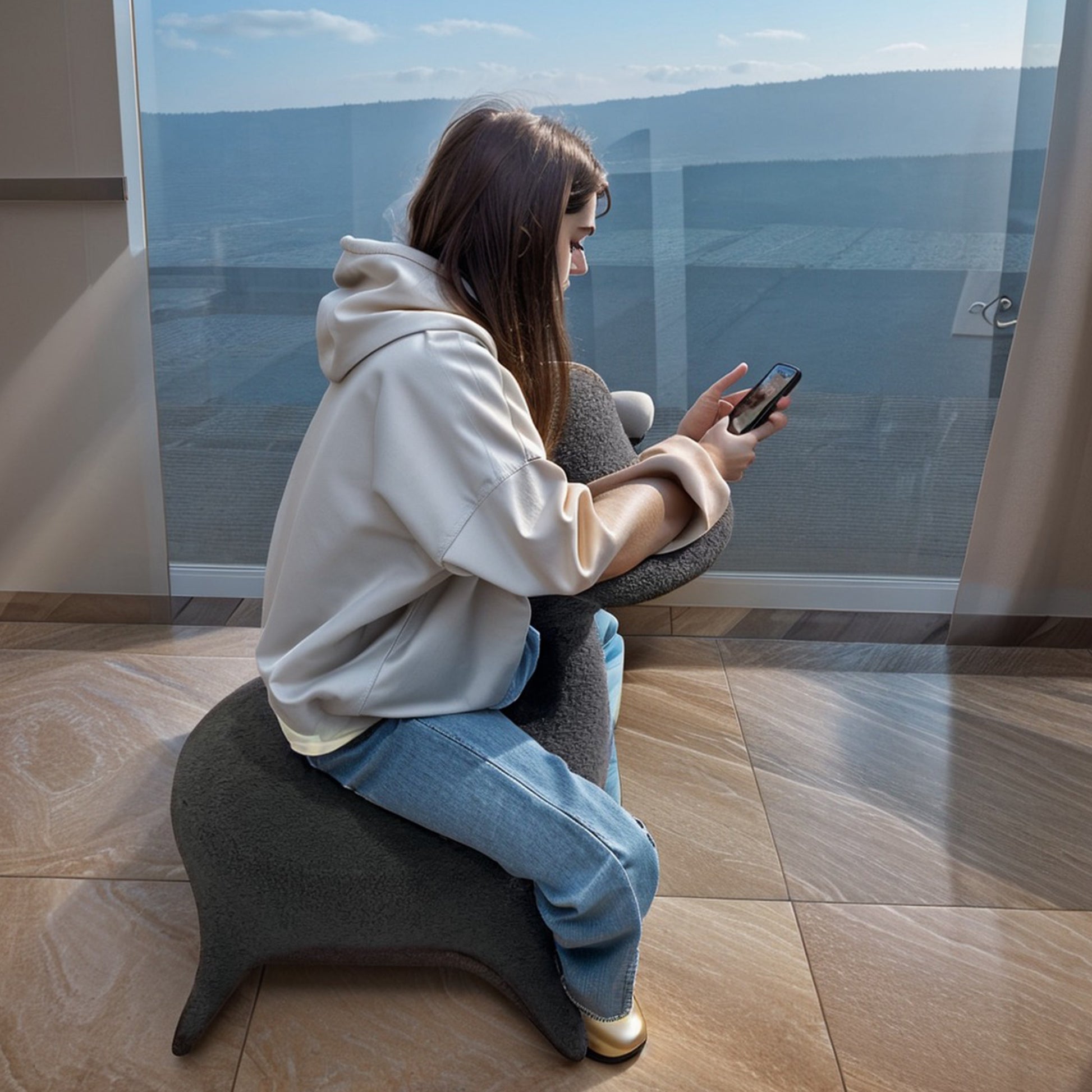 Sherpa Lamb Fabric Gaming Chair, Lambswool Fabric Upholstered Accent Chair For Gaming Room, Living Room, Bedroom Pink Foam