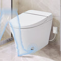 Smart Toilet Bidet Combo With Self Cleaning -