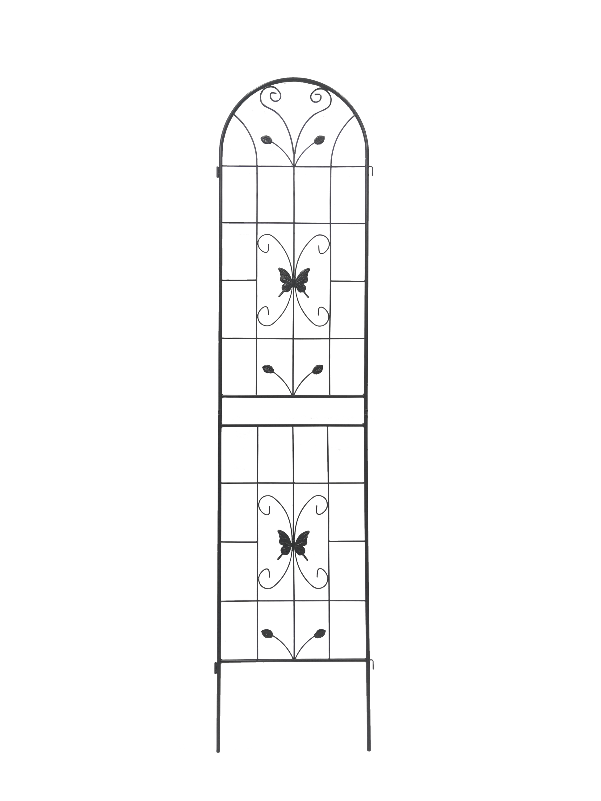 2 Pack Metal Garden Trellis 86.7" X 19.7" Rustproof Trellis For Climbing Plants Outdoor Flower Support Cream White Cream White Garden & Outdoor Iron