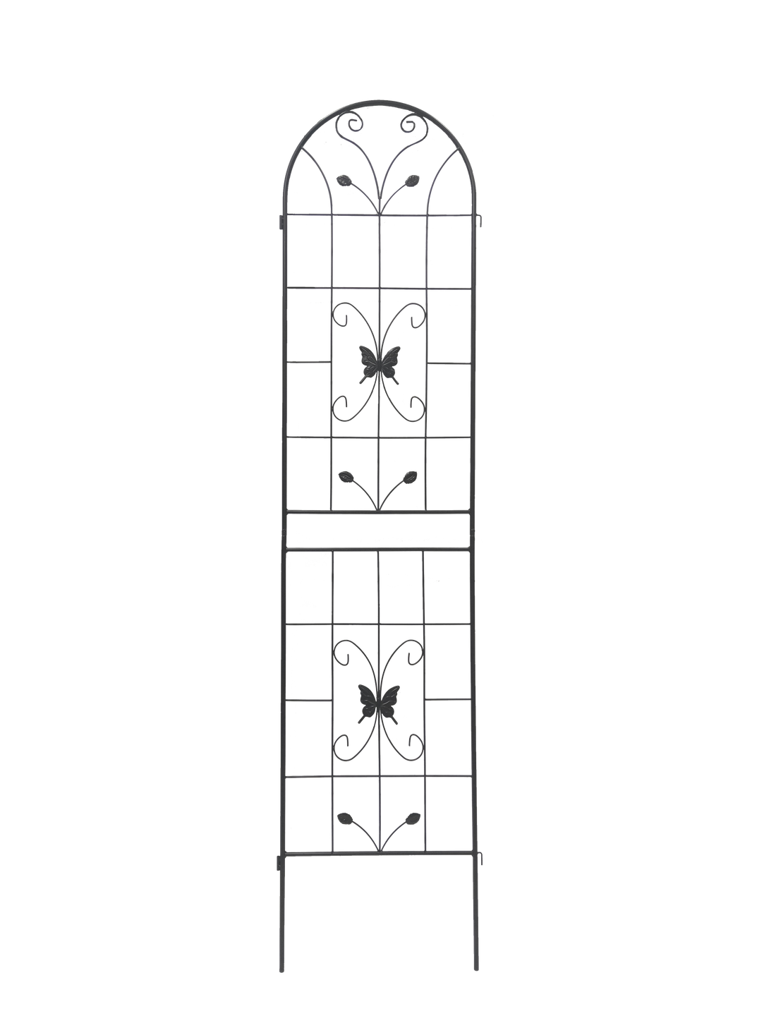 2 Pack Metal Garden Trellis 86.7" X 19.7" Rustproof Trellis For Climbing Plants Outdoor Flower Support Black Black Garden & Outdoor Iron