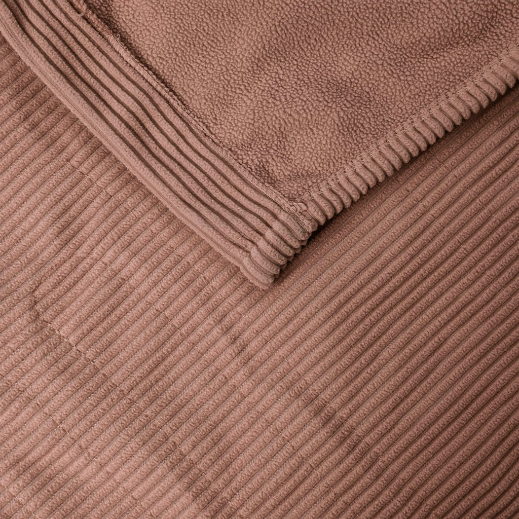 Heated Blanket brown-polyester