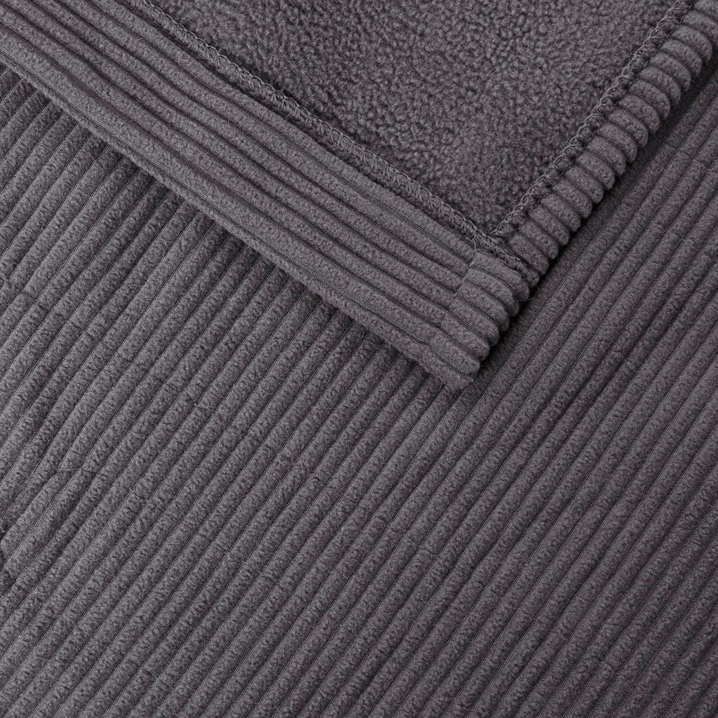 Heated Blanket grey-polyester