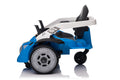 24V Electric Drifting Go Kart For Kids, Electric Ride On Toy W 85W*2 Motors, 8Mph Max Speed, Safety Belt, Music, Horn, Usb Blue Abs