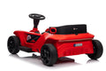 24V Electric Drifting Go Kart For Kids, Electric Ride On Toy W 85W*2 Motors, 8Mph Max Speed, Safety Belt, Music, Horn, Usb Red Abs