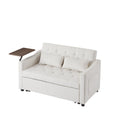 Cream White Velvet Sofa Bed Cream White Velvet Wood Tufted Back Foam Velvet 2 Seat