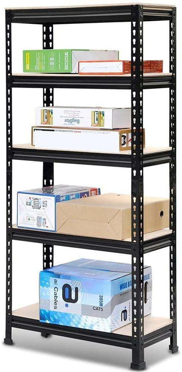 Storage Shelving Unit, 5 Tier Adjustable, Metal -