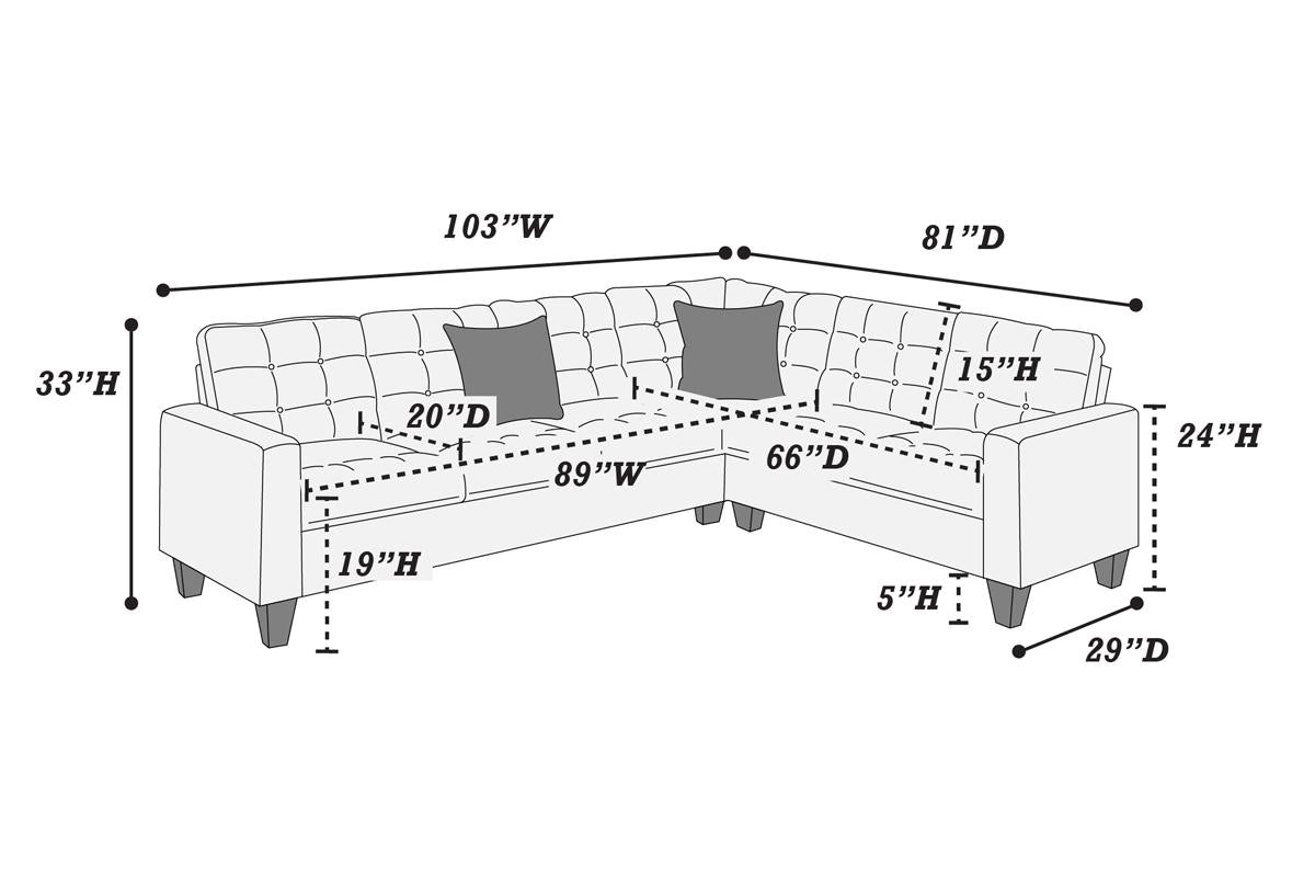 Modular Sectional Navy Polyfiber 4Pcs Sectional Sofa Laf And Raf Loveseats Corner Wedge Armless Chair Tufted Cushion Couch Navy Primary Living Space Tufted Back Classic,Contemporary,Modern Modular Rubberwood Fabric 5 Seat