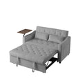 Grey Velvet Sofa Bed Grey Velvet Wood Tufted Back Foam Velvet 2 Seat