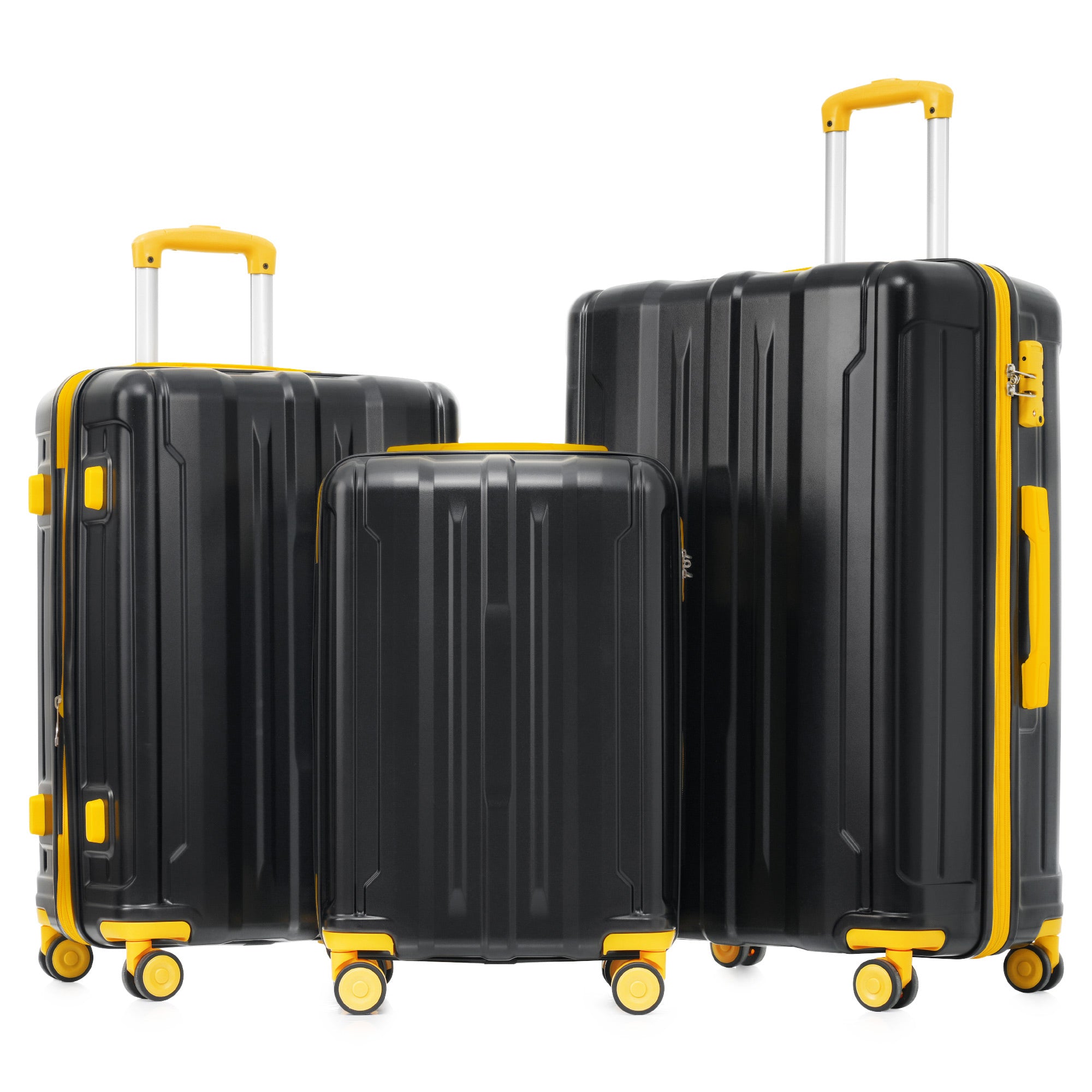 Hardside Luggage Sets 3 Pieces, Expandable Luggages