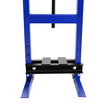 Steel H Frame Hydraulic Garage Shop Floor Press With Stamping Plates, With Pressure Gauge,6 Ton Capacity, Blue Blue Steel
