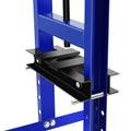 Steel H Frame Hydraulic Garage Shop Floor Press With Stamping Plates, With Pressure Gauge,6 Ton Capacity, Blue Blue Steel