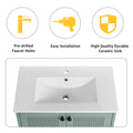 30 Inch Freestanding Bathroom Vanity With Ceramic SInk mint green-2-bathroom-freestanding-modern-steel