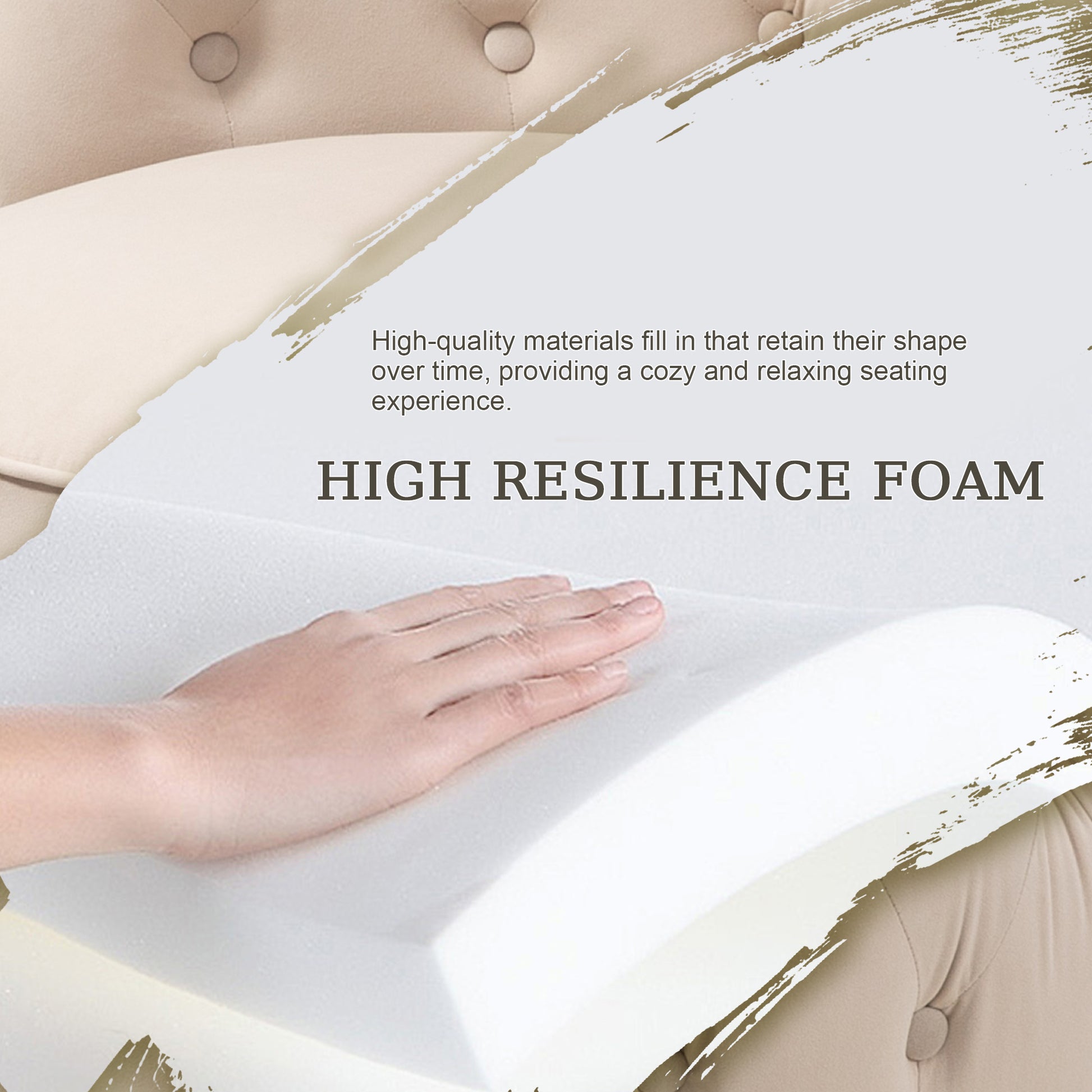 360 Degree Swivel Cuddle Barrel Accent Storage Chairs, Round Armchairs With Wide Upholstered, Fluffy Velvet Fabric Chair For Living Room, Bedroom, Office, Waiting Rooms Beige Primary Living Space Foam Velvet