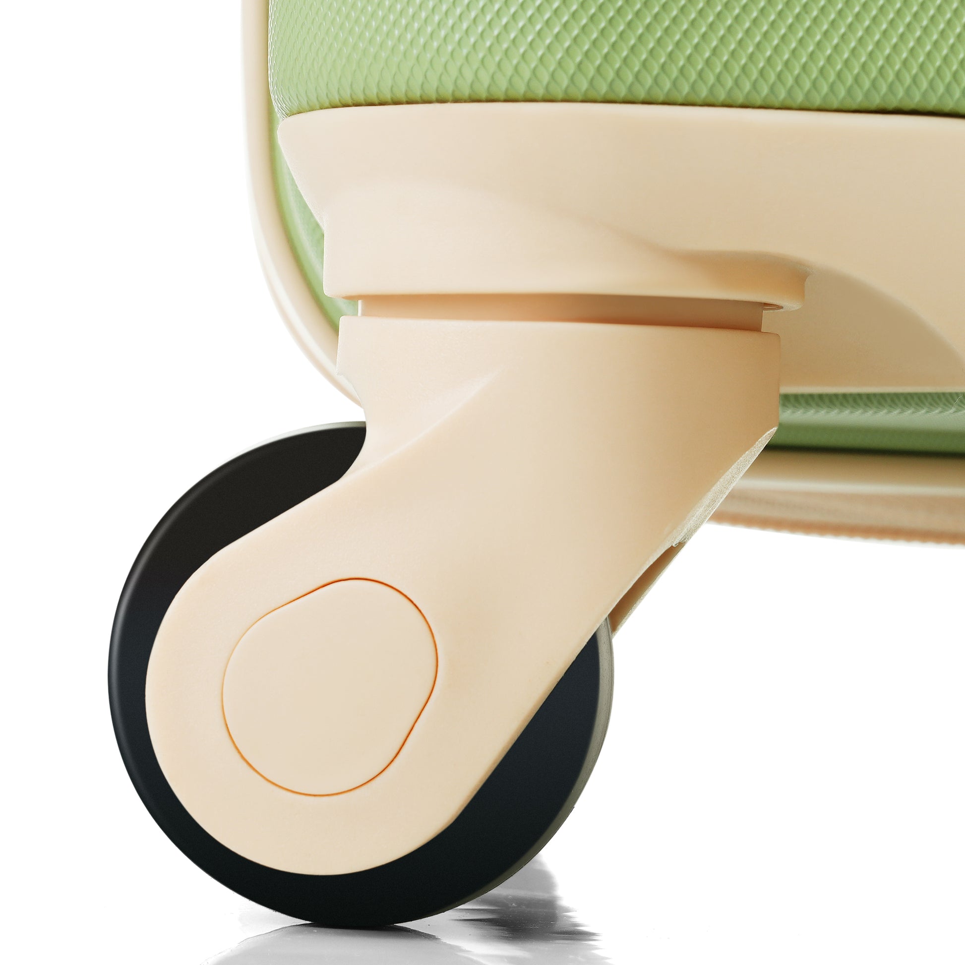 Luggage Set Of 3, 20 Inch With Usb Port, Airline Certified Carry On Luggage With Cup Holder, Abs Hard Shell Luggage With Spinner Wheels, Light Green Light Green Abs