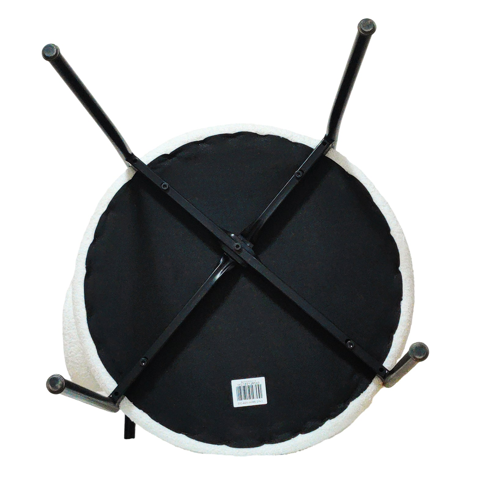 Scalable Dining Table Table Set For 4 8 Person For Dining Room,Curved Backrest Round Upholstered Soft Padded Armless Dining Chairs And Very Large Dining Room Table Kitchen Table Chair Set Black White Mdf Metal