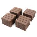 Plastic Interlocking Deck Tiles,44 Pack Patio Deck Tiles,12