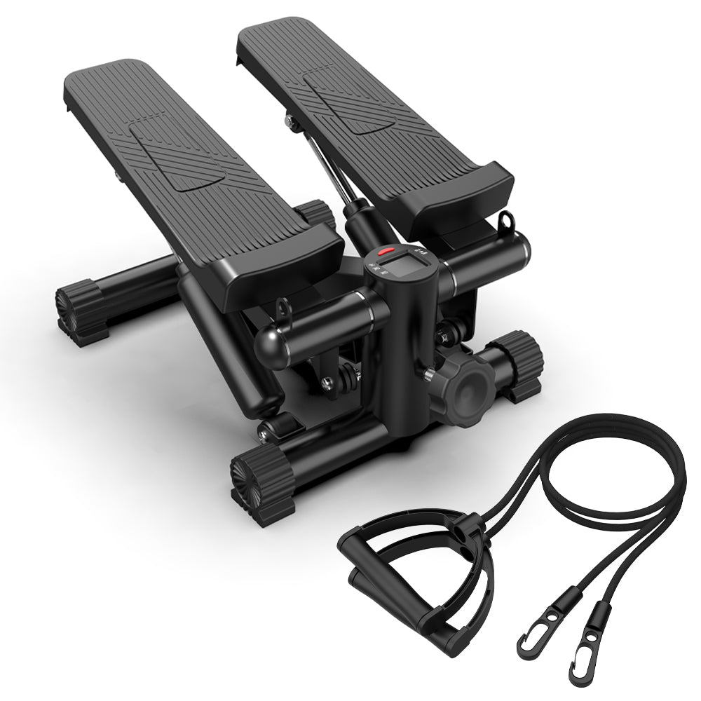 Mini Steppers for Exercise, Stair Stepper with indoor fitness-black-portable-gym-modern-body