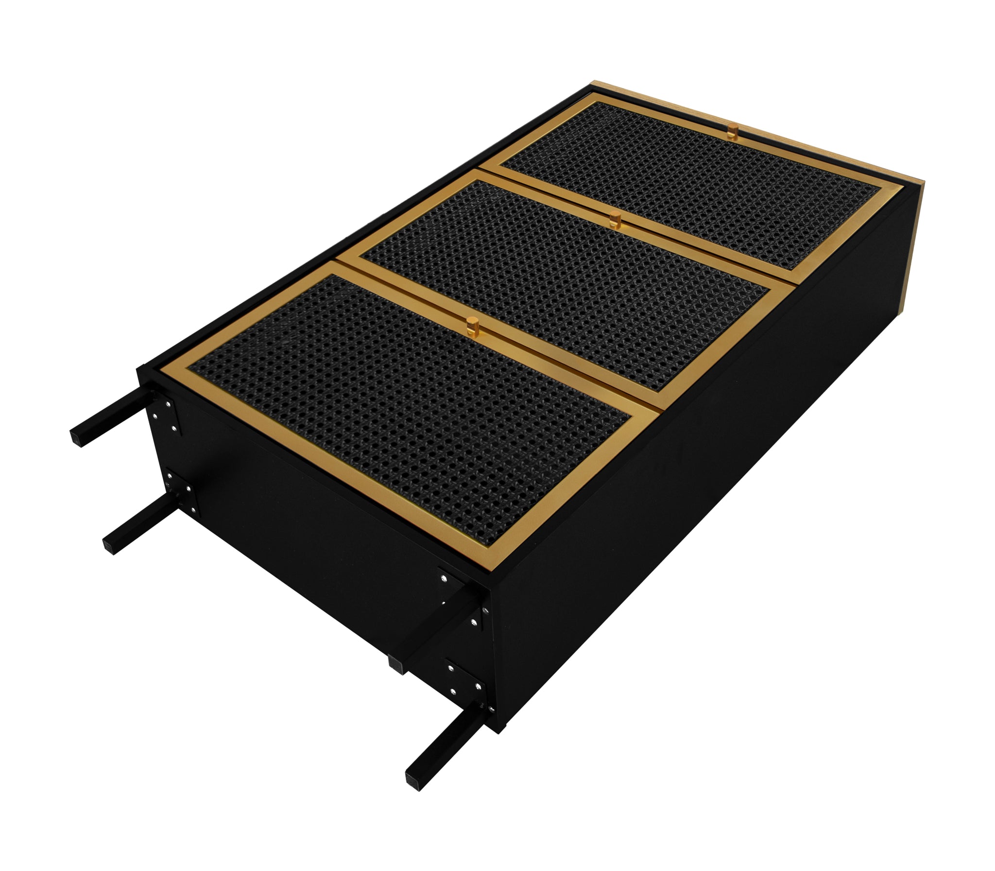 3 Metal Door Shoe Rack, Freestanding Modern Shoe black-particle board