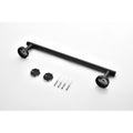 6 Piece Stainless Steel Bathroom Towel Rack Set Wall Mount Matte Black Stainless Steel