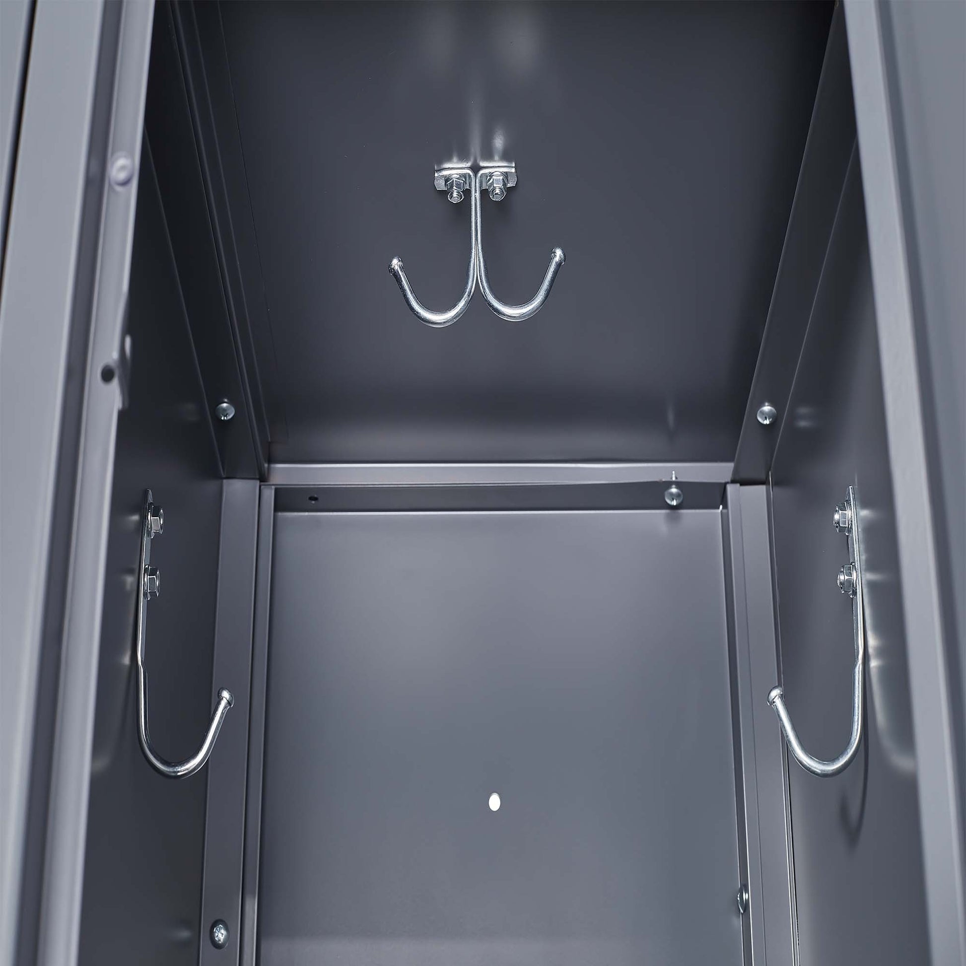 6 Door 72"H Metal Lockers With Lock for freestanding-5 or more spaces-gray-gym-door