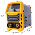 110V 220V Portable Arc Welder Actual 160A Arc Lift Tig Welding Machine, Dual Voltage Electric Welder Mma Welding Machine Inversor Soldador With Lift Tig Igbt Inverter Welder Portable Mma Welder Yellow Grey Abs Steel Q235