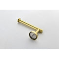 3 Piece Bathroom Hardware Set brushed gold-stainless steel