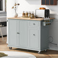 Kitchen Island with Drop Leaf, 53.9