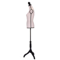 Female Mannequin Torso Dress Form Manikin Body Model With Tripod Wood Stand 51.2