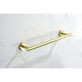 3 Piece Bathroom Hardware Set brushed gold-stainless steel