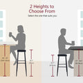 Bar Stools Set Of 2 Armless Counter Low Bar Stools Without Back Modern Pu Leather Stools With Metal Leg And Footrest ,Black Black Pu Kitchen Foam Dry Clean Modern Bar Stools Foam Pu Leather