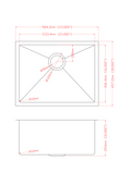 23 Inch Undermount Sink 23