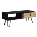 Coffee Table Magness, Living Room, Black Macadamia Multicolor Particle Board Engineered Wood