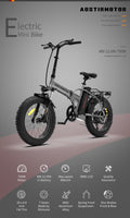 Aostirmotor Folding Electric Bike Ebike Bicycle 750W Motor 20